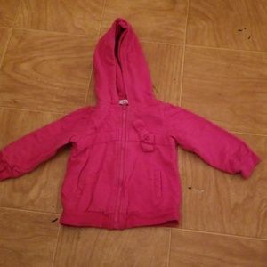Hot pink hoodie